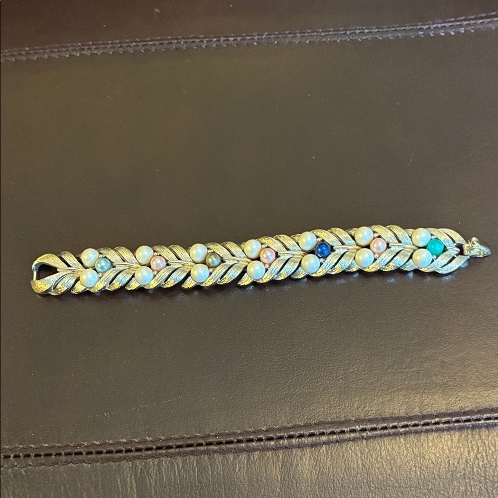 Vintage Gold and Silver Woven Bracelet